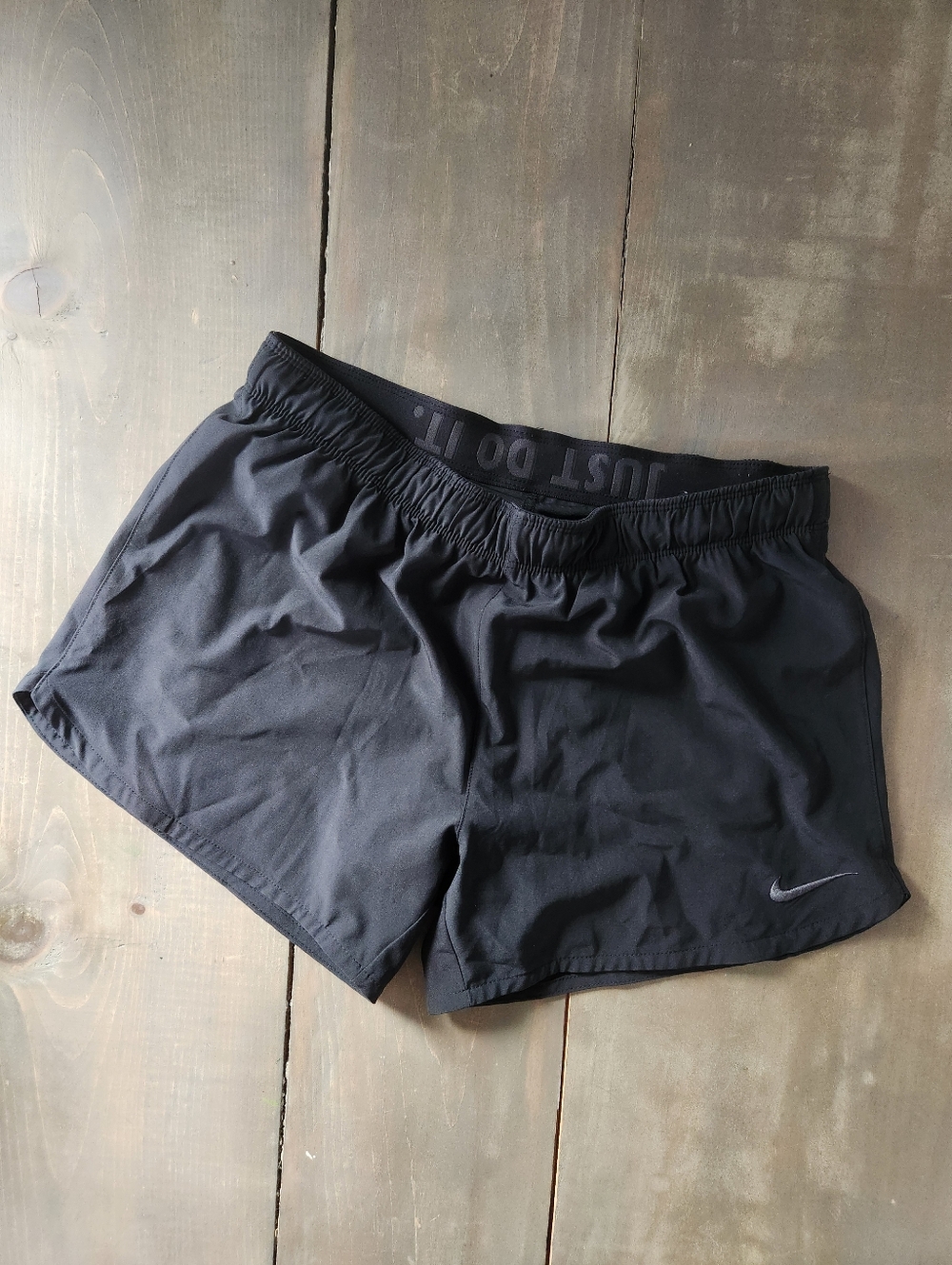 Nike Dri-FIT Black Lined Athletic Shorts - Size S